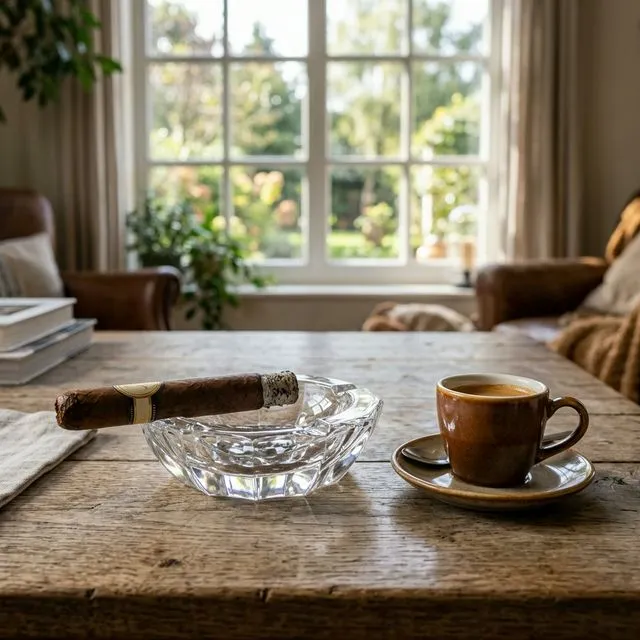 Momento de Café e Charuto