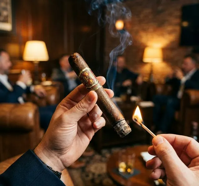 Capa do artigo: Como fumar charuto pela primeira vez: O guia do aficionado iniciante