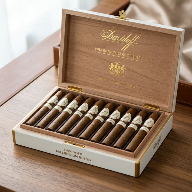 Zino Davidoff em sua tabacaria em Genebra