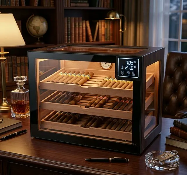 Capa do artigo: Humidor Smart A Tecnologia a Serviço da Conservação dos Charutos